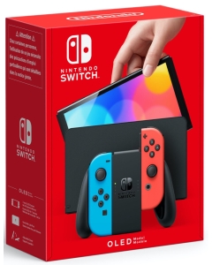 Nintendo Switch OLED - Blauw/Rood
