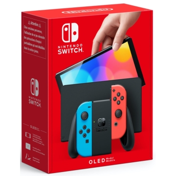 Nintendo Switch OLED - Blauw/Rood